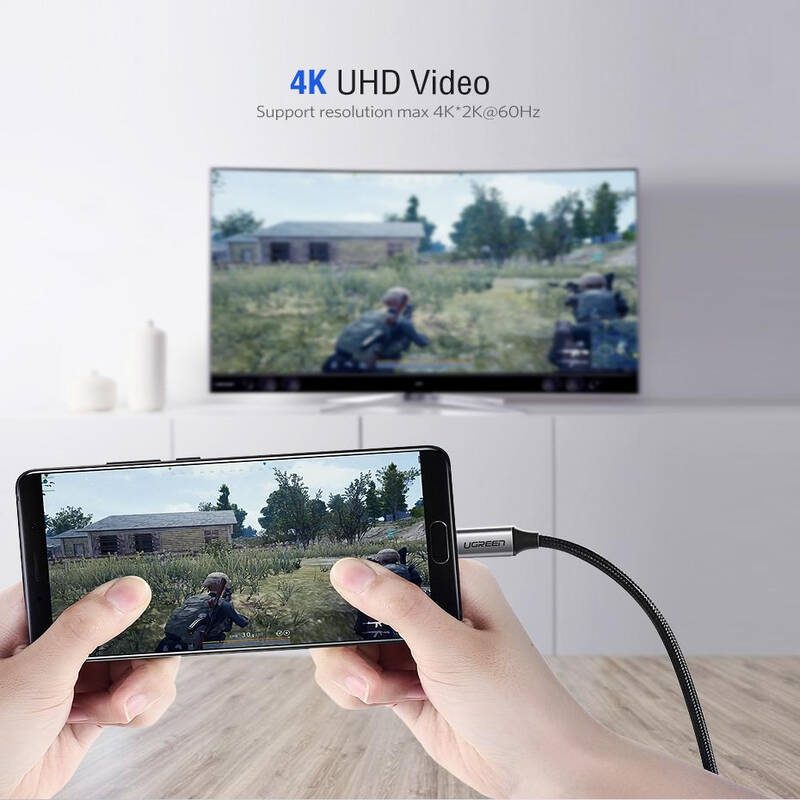 Cáp chuyển Type-C sang HDMI UGREEN MM142 9 Cáp chuyển Type-C sang HDMI UGREEN MM142