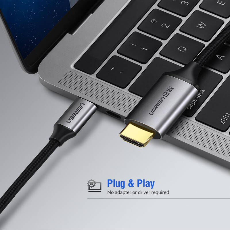 Cáp chuyển Type-C sang HDMI UGREEN MM142 11 Cáp chuyển Type-C sang HDMI UGREEN MM142