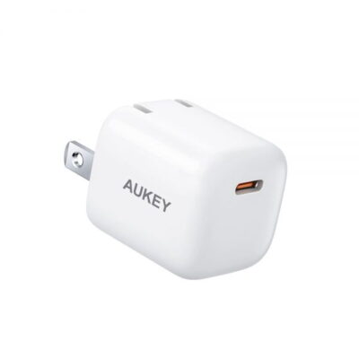 Aukey PA-B1 Pro Củ sạc nhanh PD 20W 1 cổng - <ul> <li>Model: PA-B1 Pro</li> <li>Màu sắc: Đen, Trắng, Xanh dương</li> <li>Công nghệ: Power Delivery 3.0</li> <li>Nguồn vào: AC 100–240V, 50/60Hz 0.6A Nguồn ra (USB-C): – Power Delivery 3.0: 5V 3A / 9V 2.22A – Quick Charge 2.0: 5V 3A / 9V 2A / 12V 1.5A</li> <li>Công suất tối đa: 20W</li> <li>Kích thước: 28.8 x 28.8 x 30.5mm</li> <li>Trọng lượng: 33g</li> <li>Bảo hành chính hãng 18 tháng</li> <li>Hộp sản phẩm gồm: Sạc nhanh AUKEY PA-B1, hướng dẫn sử dụng</li> </ul>