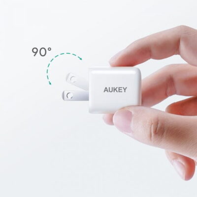 Aukey PA-B1 Pro Củ sạc nhanh PD 20W 1 cổng - <ul> <li>Model: PA-B1 Pro</li> <li>Màu sắc: Đen, Trắng, Xanh dương</li> <li>Công nghệ: Power Delivery 3.0</li> <li>Nguồn vào: AC 100–240V, 50/60Hz 0.6A Nguồn ra (USB-C): – Power Delivery 3.0: 5V 3A / 9V 2.22A – Quick Charge 2.0: 5V 3A / 9V 2A / 12V 1.5A</li> <li>Công suất tối đa: 20W</li> <li>Kích thước: 28.8 x 28.8 x 30.5mm</li> <li>Trọng lượng: 33g</li> <li>Bảo hành chính hãng 18 tháng</li> <li>Hộp sản phẩm gồm: Sạc nhanh AUKEY PA-B1, hướng dẫn sử dụng</li> </ul>