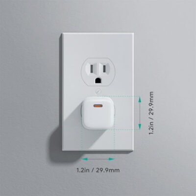 Aukey PA-B1 Pro Củ sạc nhanh PD 20W 1 cổng - <ul> <li>Model: PA-B1 Pro</li> <li>Màu sắc: Đen, Trắng, Xanh dương</li> <li>Công nghệ: Power Delivery 3.0</li> <li>Nguồn vào: AC 100–240V, 50/60Hz 0.6A Nguồn ra (USB-C): – Power Delivery 3.0: 5V 3A / 9V 2.22A – Quick Charge 2.0: 5V 3A / 9V 2A / 12V 1.5A</li> <li>Công suất tối đa: 20W</li> <li>Kích thước: 28.8 x 28.8 x 30.5mm</li> <li>Trọng lượng: 33g</li> <li>Bảo hành chính hãng 18 tháng</li> <li>Hộp sản phẩm gồm: Sạc nhanh AUKEY PA-B1, hướng dẫn sử dụng</li> </ul>