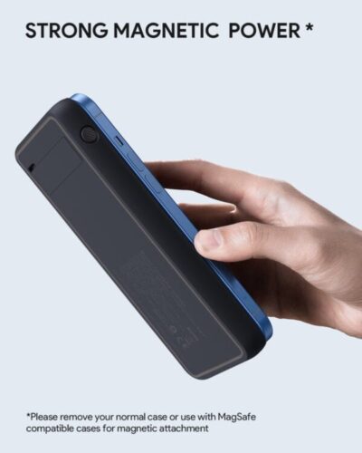 Aukey PB-WL01i Pin dự phòng Magsafe 10.000mAh 15w - <ul> <li>Model: PB-WL01i</li> <li>Màu sắc: Đen</li> <li>Dung lượng 10.000mAH</li> <li>Lõi Pin Li-polyme</li> <li>Đầu vào: USB-C : 5V 3A / 9V 2A / 12V 1.5A</li> <li>Đầu vào Ligh.tning : 5V 2.4A / 9V 2A</li> <li>Đầu ra USB-C : 5V 3A / 9V 2.22A / 12V 1.67A</li> <li>Đầu ra USB-A : 5V 4.5A / 4.5V 5A / 9V 2A / 12V 1.5A</li> <li>Công suất sạc không dây: 5W/7.5W/10W/15W</li> <li>Kích thước: 146 x 68.3 x19.5mm</li> <li>Trọng lượng 241g</li> </ul>