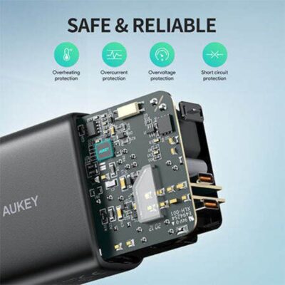 Aukey PA-R2S Củ sạc Swift Duo PD 40W USB-C - <ul> <li>Model: Aukey PA-R2S</li> <li>Màu sắc: Đen</li> <li>Hỗ trợ sạc nhanh cho iphone 8 đến iphone 13</li> <li>Hỗ trợ QC3.0</li> <li>Công suất hoạt động độc lập từng cổng: 20W + 20W</li> <li>Kích thước sản phẩm (cm.): 5.20 W x 5.20 H x 3.00 D 100-240V 50/60Hz</li> <li>USB-C Output 1 : 5V/3A, 9V/2.22A (20W)</li> <li>Bảo hành: Đổi mới 18 tháng.</li> </ul>