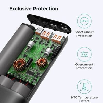 Aukey PB-Y35 Sạc dự phòng 45W Sprint Go Mini 20.000mAh - <ul> <li>Model: Aukey PB-Y35</li> <li>Màu sắc: Đen</li> <li>Dung lượng pin: 20000mAh / 74Wh</li> <li>Đầu vào sét: 5V/2A, 9V/2A</li> <li>Đầu vào Micro-USB: 5V/2A, 9V/2A</li> <li>Đầu vào/Đầu ra USB-C: (Power Delivery 3.0) DC 5V 3A, 9V 3A, 12V 3A, 15V 3A, 20V 2.25A</li> <li>Đầu ra USB 1: (Sạc nhanh 3.0) 5--6V 3A, 6--9V 2A, 9--12V 1.5A</li> <li>Đầu ra USB 2: (Sạc nhanh 3.0) 5–6V 3A, 6–9V 2A, 9–12V 1.5A</li> <li>Kích thước: 15,9 x 7,4 x 2,6 cm</li> <li>Trọng lượng: 360g</li> </ul>