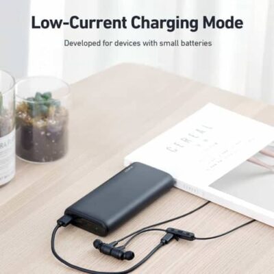 Aukey PB-Y37 Sạc dự phòng 20.000mAh 65W PD - <ul> <li>Dung lượng: 20.000mAh</li> <li>Màu sắc: Đen</li> <li>Đầu vào USB-C: 5-20V (Tối đa 45W)</li> <li>Đầu ra USB-C 1: 5V 3A, 9V 3A, 12V 3A, 15V 3A, 20V 3.25A (tối đa 65W, Power Delivery 3.0)</li> <li>Đầu ra USB-C 2: 15V 3A, 3V 2A, 12V 1.5A (Tối đa 18W, Power Delivery 3.0)</li> <li>Đầu ra USB: 5-6V 3A, 6-9V 2A, 9-12V 1.5A (Sạc nhanh tối đa 18W 3.0)</li> <li>Công suất tối đa: 65W</li> <li>Kích thước 15.7 x 7.2 x 2.5cm</li> <li>Trọng lượng: 370g</li> </ul> Có cái gì trong hộp vậy: <ul> <li>1 x Sạc dự phòng AUKEY PB-Y37</li> <li>1 x Cáp USB C to C</li> <li>1 x Hướng dẫn sử dụng</li> </ul>