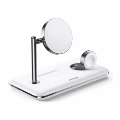 Ugreen CD278 - Đế Sạc Không Dây hít từ tính 3 in 1, công suất 25W