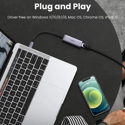 Cáp chuyển đổi USB Type-C sang mạng Gigabit Ugreen CM483 40322 - Hình ảnh 4