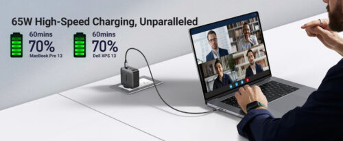 Ugreen CD224 - Củ sạc siêu nhanh Ugreen 65W cho máy tính, điện thoại Nexode|GaN| 4 cổng Sạc Nhanh - Hình ảnh 8