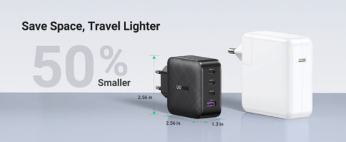 Ugreen CD224 - Củ sạc siêu nhanh Ugreen 65W cho máy tính, điện thoại Nexode|GaN| 4 cổng Sạc Nhanh - Hình ảnh 6