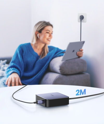 Củ sạc UGREEN CD271 Nexode GaN II 200W cho máy tính, điện thoại, 6 cổng sạc nhanh, tặng cáp USB C to C - <ul> <li>Model: UGREEN CD271 Nexode GaN II</li> <li class="irIKAp">Đầu vào: 100-240V~ 2.5A 50-60Hz</li> <li class="irIKAp">Tổng công suất: Tối đa 200W</li> <li class="irIKAp">Dây nguồn có thể tháo rời: 2m/6,56ft</li> <li class="irIKAp">Đầu ra USB: <ul> <li class="irIKAp">USB-C1/C2: 5V/3A, 9V/3A, 12V/3A, 15V/3A, 20V/5A, Tối đa 100W; PPS: 3.3-21V/3A</li> <li class="irIKAp">USB-C3/C4: 5V/3A, 9V/3A, 12V/3A, 15V/3A, 20V/3.25A, Tối đa 65W; PPS：3.3-21V/3A</li> <li class="irIKAp">USB-A1/A2: 4.5V/5A, 5V/4.5A, 5V/3A, 9V/2A, 12V/1.5A, Tối đa 22.5W</li> </ul> </li> <li class="irIKAp">Giao thức hỗ trợ: <ul> <li class="irIKAp">USB-C: PD3.0/ PPS/ QC4+(QC4.0/QC3.0)/ FCP/ AFC/ 5V2.4A/ BC1.2</li> <li class="irIKAp">USB-A: SCP/ QC3.0/ FCP/ AFC/ 5V2.4A/ BC1.2</li> </ul> </li> </ul>