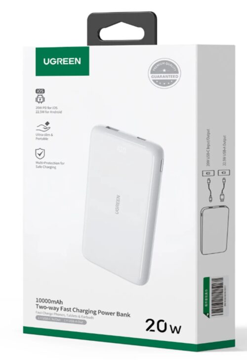 Ugreen PB200 - Pin sạc dự phòng Ugreen 10000mAh,  Sạc Nhanh 2 chiều PD20W+22.5W, Công Nghệ Power X, Lõi pin ATL - Hình ảnh 3