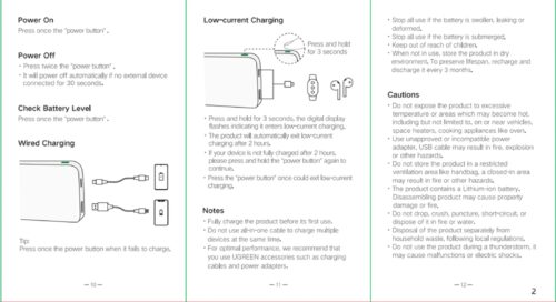 Ugreen PB200 - Pin sạc dự phòng Ugreen 10000mAh,  Sạc Nhanh 2 chiều PD20W+22.5W, Công Nghệ Power X, Lõi pin ATL - Hình ảnh 2