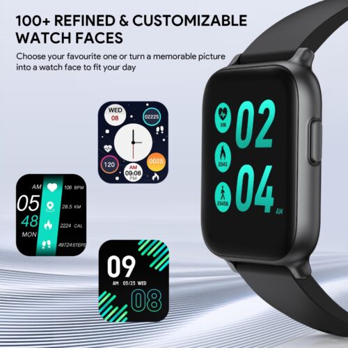 Đồng hồ thông minh AUKEY SW-1 Màn LCD 1,69 inch Thời gian chờ 25 ngày Kháng nước IP68 hỗ trợ iOS & Android - Hình ảnh 2