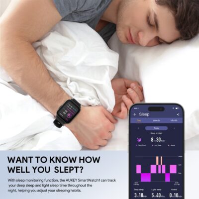 Đồng hồ thông minh AUKEY SW-1 Màn LCD 1,69 inch Thời gian chờ 25 ngày Kháng nước IP68 hỗ trợ iOS & Android - <ul> <li class="irIKAp">Model: Đồng hồ thông minh AUKEY SW-1</li> <li class="irIKAp">Màn hình: Màn hình LCD 1,69 inch</li> <li class="irIKAp">Độ phân giải: 240 x 280p</li> <li class="irIKAp">Phiên bản Bluetooth : Bluetooth 5.0</li> <li class="irIKAp">Cảm biến: Cảm biến nhịp tim, cảm biến oxy máu, cảm biến G</li> <li class="irIKAp">Dung lượng pin: 200mAh</li> <li class="irIKAp">Tuổi thọ pin: Lên tới 25 ngày</li> <li class="irIKAp">Nhiệt độ hoạt động: -20°C – 45°C / -4°F – 113°F</li> <li class="irIKAp">Xếp hạng IP: IP68</li> <li class="irIKAp">Khả năng tương thích hệ thống: Android 5.5 / iOS 11 trở lên</li> <li class="irIKAp">Nền tảng đồng bộ hóa dữ liệu: Ứng dụng AUKEY Fit Pro</li> <li class="irIKAp">Kích thước thân đồng hồ: 4,4 x 3,65 x 1cm</li> <li class="irIKAp">Chiều rộng dây đeo đồng hồ: 2cm</li> <li class="irIKAp">Trọng lượng (bao gồm dây đeo đồng hồ): 34,2g</li> <li class="irIKAp">Có hổ trợ Tiếng Việt</li> </ul>