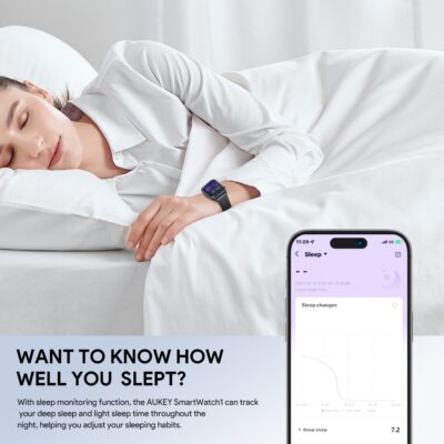 Đồng hồ thông minh AUKEY SW-1S Bluetooth 5.3 Theo dõi sức khỏe Màn LCD 1.69” inch Kháng nước IP68 Pin chờ 12 ngày - <ul> <li class="irIKAp">Model: Đồng hồ thông minh AUKEY SW-1S</li> <li class="irIKAp">Màn hình TFT LCD 1,69 inch</li> <li class="irIKAp">Độ phân giải: 240 x 280p</li> <li class="irIKAp">Phiên bản Bluetooth: Bluetooth: 5.3+BR/EDR</li> <li class="irIKAp">Cảm biến: Cảm biến PPG, cảm biến G</li> <li class="irIKAp">Dung lượng pin 210mAh Li-polymer</li> <li class="irIKAp">Tuổi thọ pin: Lên đến 12 ngày</li> <li class="irIKAp">Nhiệt độ hoạt động: -5°C - 45°C / 23°F - 113°F</li> <li class="irIKAp">Xếp hạng IP: IP68</li> <li class="irIKAp">Khả năng tương thích hệ thống: Android 5 / iOS 12 trở lên</li> <li class="irIKAp">Nền tảng đồng bộ hóa dữ liệu: Ứng dụng AUKEY Wearable</li> <li class="irIKAp">Kích thước thân đồng hồ: 45 x 38 x 9,8mm</li> <li class="irIKAp">Chiều rộng dây đeo đồng hồ: 22mm</li> <li class="irIKAp">Trọng lượng: 40g</li> </ul>