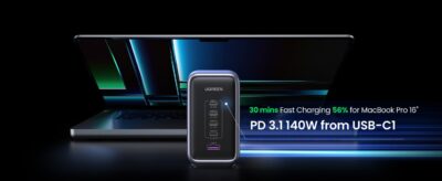 Bộ sạc nhanh UGREEN Nexode 300W CD333 Charger 5 Port USB-C GAN III 140W PD3.1/PD3.0/PPS/QC4+/SCP - <ul> <li>Model: UGREEN Nexode 300W CD333</li> <li>Tổng số cổng : 5 Cổng ( USB-C x 4, USB-A x 1)</li> <li>Đầu vào: 100-240V～50/60Hz 4.2A Tối đa</li> <li>Công suất: 300W</li> <li>Công nghệ sạc USB-C1 : PD3.1、PD3.0、PPS、QC5.0、QC3+、QC3.0、SCP(10V2.25A)、FCP、AFC、APPLE 5V2.4A、Sumsung 5V2A、BC1.2</li> <li>USB-C2/ C3 : PD3.0、PPS、QC4+、QC3.0、QC2.0、FCP、AFC、APPLE 5V2.4A、Sumsung 5V2A、BC1.2</li> <li>USB-C4: PD3.0、PPS、QC4+、QC3.0、QC2 .0、SCP(10V2.25A)、FCP、AFC、APPLE 5V2.4A、Sumsung 5V2A、BC1.2</li> <li>USB-A：QC3.0、QC2.0、SCP(10V2.25A)、FCP、AFC、APPLE 5V2 .4A, Sumsung 5V2A, BC1.2</li> <li>Kích thước: 116x95x53mm</li> </ul>