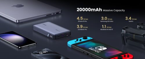 Pin sạc dự phòng 100W 20000mAh UGREEN Nexode PB720 USB-C PD/QC 3.0 PPS | 2C1A cho điện thoại, laptop - Hình ảnh 6
