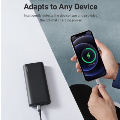 Aukey PB-Y37 - Pin sạc dự phòng Aukey Essential 20000mAh 65W PD｜QC 3.0 Sạc nhanh Laptop, di động, Nintendo Switch - <ul> <li class="irIKAp">Model: Aukey PB-Y37</li> <li class="irIKAp">Dung lượng: 20000mAh</li> <li class="irIKAp">Đầu vào USB-C: 5-20V (Tối đa 45W)</li> <li class="irIKAp">Đầu ra USB-C 1: 5V 3A, 9V 3A, 12V 3A, 15V 3A, 20V 3,25A (tối đa 65W, Cấp nguồn 3.0)</li> <li class="irIKAp">Đầu ra USB-C 2: 5V/3A 9V 2.22A 12V 1.66A (Cấp nguồn 20W 3.0)</li> <li class="irIKAp">Đầu ra USB: 5-6V 3A, 6-9V 2A, 9-12V 1.5A (Sạc nhanh tối đa 18W 3.0)</li> <li class="irIKAp">Công suất đầu ra tối đa: 65W</li> <li class="irIKAp">Watt-giờ: 74Wh</li> <li class="irIKAp">Kích thước 157 x 72 x 25 mm</li> <li class="irIKAp">Trọng lượng: 370g</li> </ul>
