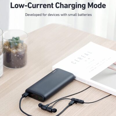 Aukey PB-Y37 - Pin sạc dự phòng Aukey Essential 20000mAh 65W PD｜QC 3.0 Sạc nhanh Laptop, di động, Nintendo Switch - <ul> <li class="irIKAp">Model: Aukey PB-Y37</li> <li class="irIKAp">Dung lượng: 20000mAh</li> <li class="irIKAp">Đầu vào USB-C: 5-20V (Tối đa 45W)</li> <li class="irIKAp">Đầu ra USB-C 1: 5V 3A, 9V 3A, 12V 3A, 15V 3A, 20V 3,25A (tối đa 65W, Cấp nguồn 3.0)</li> <li class="irIKAp">Đầu ra USB-C 2: 5V/3A 9V 2.22A 12V 1.66A (Cấp nguồn 20W 3.0)</li> <li class="irIKAp">Đầu ra USB: 5-6V 3A, 6-9V 2A, 9-12V 1.5A (Sạc nhanh tối đa 18W 3.0)</li> <li class="irIKAp">Công suất đầu ra tối đa: 65W</li> <li class="irIKAp">Watt-giờ: 74Wh</li> <li class="irIKAp">Kích thước 157 x 72 x 25 mm</li> <li class="irIKAp">Trọng lượng: 370g</li> </ul>