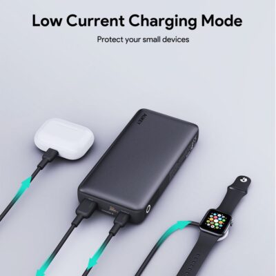 Aukey PB-Y42 - Pin sạc dự phòng Aukey Sprint X 20000mAh 30W hổ trợ sạc nhanh PD/QC 3.0 PPS/ sạc nhỏ giọt - <ul> <li class="irIKAp">Model: Aukey PB-Y42</li> <li class="irIKAp">Dung lượng: 20.000mAh/74Wh</li> <li class="irIKAp">Loại pin: Li-Polymer</li> <li class="irIKAp">Cổng USB: 2*USB-C + 1*USB-A</li> <li class="irIKAp">USB-1/2 (C) Đầu vào: 5V 3A / 9V 3A / 12V 2.5A / 15V 2A / 20V 1.5A (Tối đa 30W)</li> <li class="irIKAp">USB-1/2 (C) Đầu ra: 5V 3A /9V 3A / 12V 2.5A / 15V 2A / 20V 1.5A (Tối đa 30W) / 3.3-11V 3A (PPS)</li> <li class="irIKAp">Đầu ra USB-3 (A): 5V 3A / 9V 2A / 12V 1.5A / 4.5V 5A / 5V 4.5A (22.5W)</li> <li class="irIKAp">Đầu ra USB-1 (C) + USB-2 (C) / 3(A): 22,5W</li> <li class="irIKAp">Kích thước: 146*74*23mm</li> <li class="irIKAp">Trọng lượng: 378g</li> </ul>
