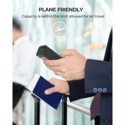 Aukey PB-Y45 - Pin Sạc dự phòng Aukey Sprint X 27600mAh 140W PD Ultra-Fast với màn hình kỹ thuật số siêu mỏng - <ul> <li class="irIKAp">Model: Aukey PB-Y45</li> <li class="irIKAp">Tổng dung lượng di động: 27600mAh (4600mAh x 6PCS) / 99,36Wh (21,6V)</li> <li class="irIKAp">Đầu vào USB-1 / 2 (C): 5V 3A / 9V 3A / 12V 3A / 15V 3A / 20V 5A / 28V 5A / 140W (Tối đa)</li> <li class="irIKAp">Đầu ra USB-1 / 2 (C): 5V 34 / 9V 3A / 12V 3A / 15V 3A / 20V 5A / 28V 5A / PPS: 3.3-21V 5A / AVS: 15-28V 5A / 140W (Tối đa)</li> <li class="irIKAp">Đầu ra U58-1 (A): SV 34 / 9V 24 / 12V 1 5A / 10V 2,25A / 22,5W (Tối đa)</li> <li class="irIKAp">Usb-1 (C) + USB-2 (C): 65W + 65W</li> <li class="irIKAp">Usb-1 (C) + USB-1 (A): 100W + 22,5W</li> <li class="irIKAp">Usb-2 (C) + USB-1 (A): 100W- 22,5W</li> <li class="irIKAp">Tổng công suất: 140W</li> <li class="irIKAp">Kích thước: 15 x 5,3 x 5cm</li> <li class="irIKAp">Trọng lượng: 643g</li> </ul>