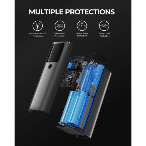 Aukey PB-Y45 - Pin Sạc dự phòng Aukey Sprint X 27600mAh 140W PD Ultra-Fast với màn hình kỹ thuật số siêu mỏng - Hình ảnh 2