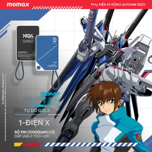 Pin dự phòng MOMAX IP152GD Power X Power Bank 10000mAh có cáp USB-C tích hợp - Phiên bản giới hạn - Hình ảnh 6