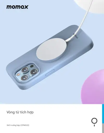 Ốp lưng silicon MOMAX MSAP22 bảo vệ từ tính cho iPhone 14 Series - Mang đến cảm giác cầm nắm mềm mại và khả năng bảo vệ hiệu quả cho iPhone 14 Series với <strong>ốp lưng silicon MOMAX MSAP22</strong> bảo vệ từ tính. Thiết kế ôm sát, chống trượt, chiếc ốp này tích hợp hoàn hảo công nghệ MagSafe. Vòng nam châm mạnh mẽ trên <strong>MOMAX MSAP22</strong> đảm bảo kết nối chắc chắn với sạc không dây 15W và các phụ kiện từ tính khác. Bảo vệ điện thoại khỏi trầy xước và va đập nhẹ hàng ngày. Viền nhô cao thông minh bảo vệ màn hình và cụm camera. <strong>Ốp lưng MOMAX MSAP22</strong> là sự lựa chọn tiện lợi, an toàn và thoải mái, giữ cho iPhone 14 của bạn luôn đẹp và hoạt động trơn tru.