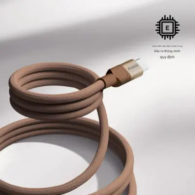Cáp từ tính MOMAX DC52 Mag.Link USB-C sang USB-C 100W 1m - Trải nghiệm sạc thế hệ mới đầy tiện lợi với <strong>Cáp từ tính MOMAX DC52 Mag.Link USB-C sang USB-C 100W 1m</strong>. Công nghệ từ tính Mag.Link độc đáo cho phép kết nối và ngắt kết nối nhanh chóng, bảo vệ cổng sạc thiết bị khỏi hư hại. Sợi cáp <strong>MOMAX DC52</strong> hỗ trợ công suất sạc siêu nhanh lên đến 100W, lý tưởng để nạp năng lượng cho laptop, máy tính bảng và điện thoại một cách hiệu quả. Sợi cáp USB-C sang USB-C dài 1m bền bỉ và tiện dụng. An toàn, hiệu quả và cực kỳ phong cách, <strong>MOMAX DC52</strong> là phụ kiện không thể thiếu cho cuộc sống hiện đại. Nâng cấp trải nghiệm sạc của bạn với <strong>MOMAX DC52</strong> ngay hôm nay!