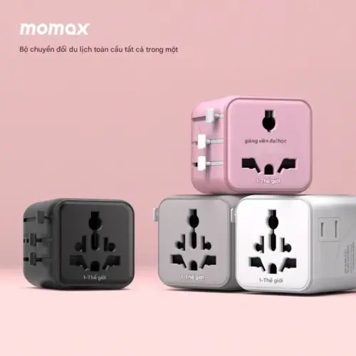Bộ sạc du lịch MOMAX UA19 đa năng 1-World có AC kép - Hình ảnh 17