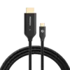 Cáp sạc bện nylon MOMAX DT3D EliteLink USB-C sang HDMI dài 2m