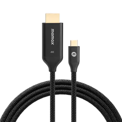 Cáp sạc bện nylon MOMAX DT3D EliteLink USB-C sang HDMI dài 2m