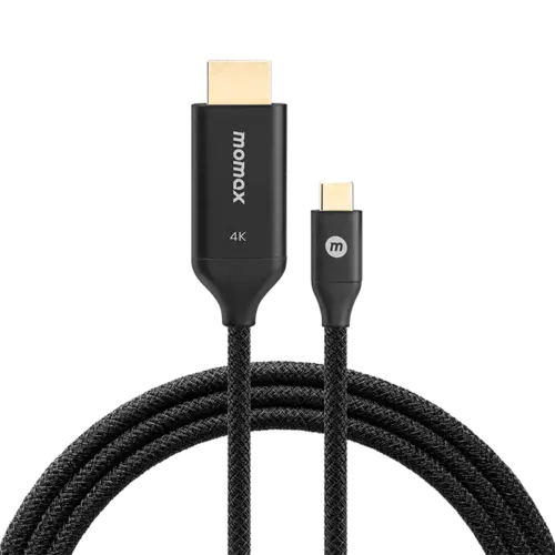 Cáp sạc bện nylon MOMAX DT3D EliteLink USB-C sang HDMI dài 2m