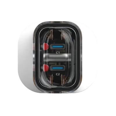 Bộ sạc MOMAX UM51UKW 1-Charge Flow Bộ sạc GaN 2 cổng 35W - Trải nghiệm tốc độ sạc nhanh cho hai thiết bị cùng lúc trong một thiết kế siêu nhỏ gọn với <strong>Bộ sạc MOMAX UM51UKW 1-Charge Flow GaN 2 cổng 35W</strong>. Công suất sạc 35W Power Delivery mạnh mẽ nhờ công nghệ GaN tiên tiến, đủ sức nạp năng lượng cho smartphone, máy tính bảng và cả laptop mỏng nhẹ một cách hiệu quả. Với 2 cổng sạc (1 USB-C PD & 1 USB-A QC), bạn có thể sạc đồng thời hai thiết bị. Chân cắm UK (3 chấu) tích hợp, an toàn và đáng tin cậy. <strong>MOMAX UM51UKW</strong> là người bạn đồng hành lý tưởng cho mọi nhu cầu sạc nhanh, đơn giản và hiệu quả, giúp bạn luôn kết nối mọi lúc mọi nơi.