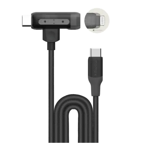 Cáp sạc bện nylon MOMAX DL56 1-Link Flow Duo USB-C sang USB-C & Lightning 60W 1,5m - Hình ảnh 5