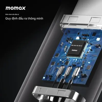 Cáp sạc bện nylon MOMAX DC39D Elite USB 4.0 USB-C sang USB-C 240W 1m - Bước vào kỷ nguyên kết nối tốc độ cao với <strong>Cáp sạc bện nylon MOMAX DC39D Elite USB 4.0 USB-C sang USB-C 240W 1m</strong>. Đây không chỉ là một sợi cáp, mà là cánh cửa mở ra tiềm năng của thiết bị. Sở hữu tốc độ truyền dữ liệu siêu tốc 40Gbps (USB 4.0) và khả năng sạc nhanh 240W Power Delivery 3.1 EPR, sợi cáp <strong>MOMAX DC39D</strong> là người bạn đồng hành lý tưởng cho laptop gaming, máy trạm di động và các thiết bị hiệu suất cao khác. Chất liệu bện nylon Elite siêu bền, thiết kế sang trọng. <strong>MOMAX DC39D</strong> - phụ kiện đẳng cấp cho những ai cần hiệu suất và độ tin cậy tuyệt đối.