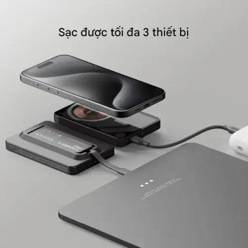 Pin Dự Phòng Không Dây Từ Tính MOMAX IP131 Power X Pro 5000mAh - Hình ảnh 13