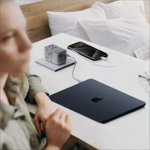 Bộ sạc du lịch MOMAX UA21UKW 4 cổng 1-World+ Flow có cáp USB-C tích hợp 35W - Hình ảnh 8