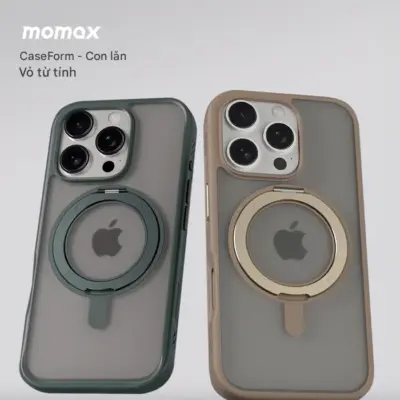 Ốp lưng MOMAX MRAP24 CaseForm Roller iPhone 16 được gia cố bằng MagSafe - Bảo vệ chiếc iPhone 16 mới nhất của bạn một cách hoàn hảo với <strong>ốp lưng MOMAX MRAP24</strong> CaseForm Roller. Được thiết kế đặc biệt cho iPhone 16 và gia cố bằng công nghệ MagSafe, chiếc ốp này không chỉ bảo vệ thiết bị khỏi va đập, trầy xước mà còn đảm bảo kết nối MagSafe mạnh mẽ và ổn định. Thiết kế CaseForm Roller mang lại cảm giác cầm nắm chắc chắn và vẻ ngoài độc đáo. Với <strong>ốp lưng MOMAX MRAP24</strong>, bạn có thể an tâm sử dụng iPhone 16 mà vẫn giữ được vẻ đẹp và chức năng của máy. Chất lượng cao cấp, bền bỉ, <strong>MOMAX MRAP24</strong> là phụ kiện không thể thiếu.