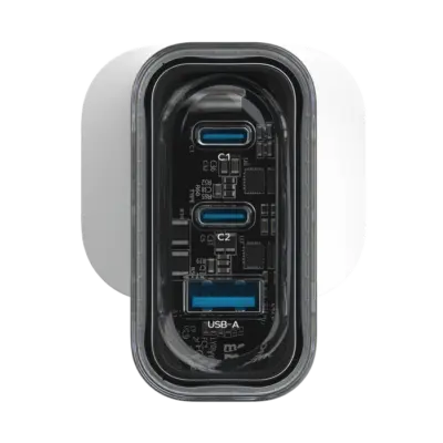 Bộ sạc MOMAX UM52UKW 1-Charge Flow+ Bộ sạc GaN 3 cổng 80W - Giải phóng toàn bộ tiềm năng sạc nhanh của bạn với <strong>Bộ sạc MOMAX UM52UKW 1-Charge Flow+ Bộ sạc GaN 3 cổng 80W</strong>, một trạm sạc nhỏ gọn đầy sức mạnh. Công nghệ GaN tiên tiến giúp bộ sạc <strong>MOMAX UM52UKW</strong> cực kỳ nhỏ gọn dù mang tổng công suất lên tới 80W. Với 3 cổng sạc đa năng (thường USB-C PD & USB-A QC), bạn có thể nạp năng lượng đồng thời cho laptop mỏng nhẹ, điện thoại, máy tính bảng và nhiều phụ kiện khác. An toàn, hiệu quả và tối ưu hóa không gian. <strong>MOMAX UM52UKW</strong> là giải pháp năng lượng hoàn hảo cho gia đình, văn phòng hoặc du lịch (nếu phù hợp chuẩn ổ cắm).