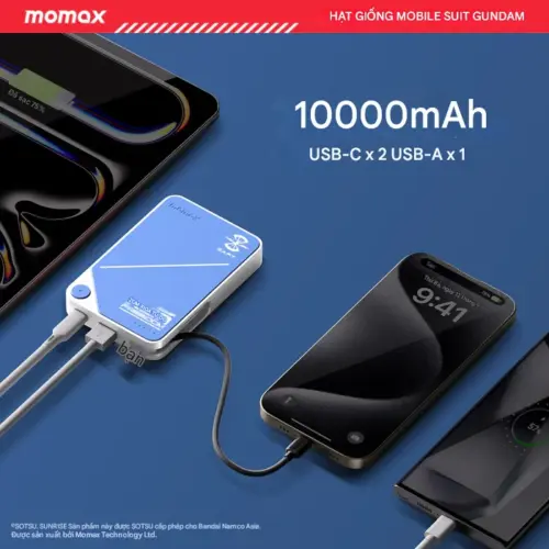 Pin dự phòng MOMAX IP152GD Power X Power Bank 10000mAh có cáp USB-C tích hợp - Phiên bản giới hạn - Hình ảnh 8