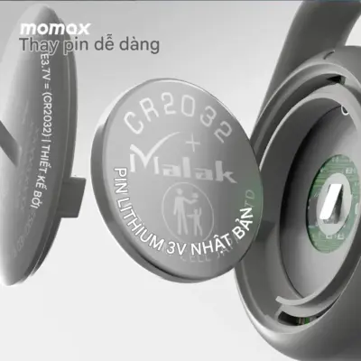 Thiết Bị Định Vị MOMAX BR10A Pinpop² Lite - Đừng bao giờ lo lắng về việc thất lạc chìa khóa, ví hay balo nữa! <strong>Thiết Bị Định Vị MOMAX BR10A</strong> Pinpop² Lite là phiên bản nâng cấp của giải pháp tìm kiếm đồ vật siêu nhỏ gọn. Với thiết kế cực nhẹ và móc khóa, dễ dàng gắn <strong>MOMAX BR10A</strong> vào mọi vật dụng. Tương thích hoàn hảo với mạng lưới Find My, bạn có thể định vị đồ vật nhanh chóng qua ứng dụng trên điện thoại. Pin cúc áo dùng cực lâu và tính năng báo động âm thanh giúp tìm đồ ở gần hiệu quả. An tâm hơn với <strong>MOMAX BR10A</strong> – người bạn đồng hành nhỏ bé, đáng tin cậy, giúp bạn luôn kiểm soát được mọi thứ.