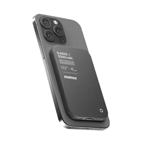 Pin dự phòng không dây từ tính MOMAX IP116 Q.Mag X 5000mAh