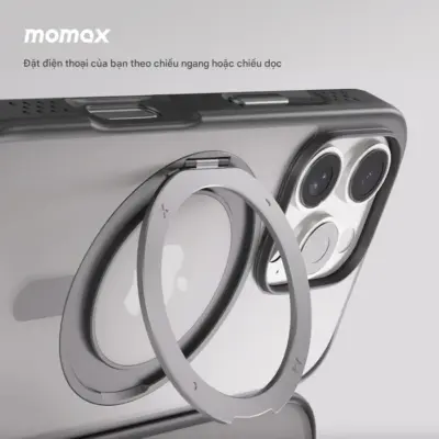 Ốp lưng MOMAX MRAP24 CaseForm Roller iPhone 16 được gia cố bằng MagSafe - Bảo vệ chiếc iPhone 16 mới nhất của bạn một cách hoàn hảo với <strong>ốp lưng MOMAX MRAP24</strong> CaseForm Roller. Được thiết kế đặc biệt cho iPhone 16 và gia cố bằng công nghệ MagSafe, chiếc ốp này không chỉ bảo vệ thiết bị khỏi va đập, trầy xước mà còn đảm bảo kết nối MagSafe mạnh mẽ và ổn định. Thiết kế CaseForm Roller mang lại cảm giác cầm nắm chắc chắn và vẻ ngoài độc đáo. Với <strong>ốp lưng MOMAX MRAP24</strong>, bạn có thể an tâm sử dụng iPhone 16 mà vẫn giữ được vẻ đẹp và chức năng của máy. Chất lượng cao cấp, bền bỉ, <strong>MOMAX MRAP24</strong> là phụ kiện không thể thiếu.