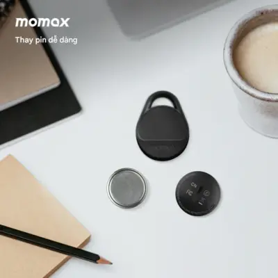 Thiết Bị Định Vị MOMAX BR10 Pinpop Lite - Đừng để những món đồ nhỏ bé nhưng quan trọng "biến mất" nữa! <strong>Thiết Bị Định Vị MOMAX BR10</strong> Pinpop Lite là giải pháp tìm kiếm đồ vật siêu nhỏ gọn và tiện lợi. Với thiết kế "Lite" cực nhẹ và móc khóa đi kèm, bạn dễ dàng gắn <strong>MOMAX BR10</strong> vào chìa khóa, balo, túi xách hay vật nuôi (có giám sát). Sử dụng mạng lưới tìm kiếm rộng khắp (thường tương thích với Find My), <strong>MOMAX BR10</strong> giúp bạn định vị đồ vật nhanh chóng qua điện thoại. Pin dùng lâu (thường là pin cúc áo dễ thay thế) và tính năng báo động âm thanh giúp tìm đồ vật ở gần dễ dàng. An tâm hơn với <strong>MOMAX BR10</strong> – người bạn đồng hành nhỏ bé, hữu ích lớn.
