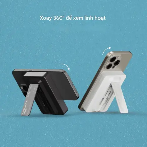 Pin dự phòng không dây từ tính MOMAX IP132 Power X Pro+ 10000mAh có cáp USB-C tích hợp - Hình ảnh 9