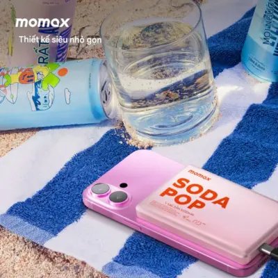 Pin dự phòng không dây từ tính MOMAX IP135 Power Pass 5000mAh - Luôn giữ năng lượng cho thiết bị của bạn với <strong>Pin dự phòng không dây từ tính MOMAX IP135 Power Pass 5000mAh</strong>. Thiết kế siêu nhỏ gọn cùng công nghệ từ tính giúp pin "hít" chặt vào iPhone (hỗ trợ MagSafe) mang lại trải nghiệm sạc không dây liền mạch, không vướng víu. Dung lượng 5000mAh là nguồn năng lượng bổ sung hoàn hảo cho ngày dài, đủ sức "cứu cánh" khi cần thiết. Công nghệ Power Pass đảm bảo hiệu quả sạc. <strong>MOMAX IP135 Power Pass 5000mAh</strong> là phụ kiện cần thiết cho cuộc sống di động tiện lợi, giúp bạn luôn kết nối năng lượng một cách nhanh chóng và phong cách.