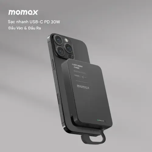 Pin dự phòng MOMAX IP158 1-Power F.Pass⁺ Bộ pin từ tính 10000mAh có cáp tích hợp - Hình ảnh 14