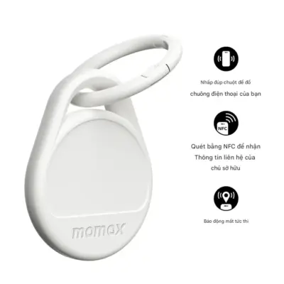 Thiết Bị Định Vị MOMAX BR11 Pinpop Duo - Không còn lo lắng về việc thất lạc chìa khóa, ví tiền hay túi xách nữa! <strong>Thiết Bị Định Vị MOMAX BR11</strong> Pinpop Duo mang đến giải pháp tìm đồ hiệu quả và tiện lợi. Với bộ đôi thiết bị nhỏ gọn, bạn có thể gắn <strong>MOMAX BR11</strong> vào những vật dụng quan trọng và theo dõi vị trí của chúng một cách dễ dàng qua ứng dụng trên điện thoại. Tính năng phát âm thanh giúp tìm kiếm nhanh chóng khi ở gần, còn khả năng định vị dựa trên mạng lưới giúp tìm đồ khi ở xa. Nhỏ nhắn, dễ sử dụng và đáng tin cậy, <strong>bộ 2 thiết bị định vị MOMAX BR11</strong> là người bạn đồng hành lý tưởng, mang lại sự an tâm gấp đôi cho cuộc sống bận rộn của bạn.