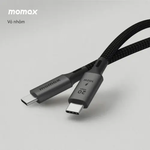Cáp sạc bện nylon MOMAX DC31 Elite USB-C sang USB-C 100W USB 3.2 Gen 2x2 - Hình ảnh 6